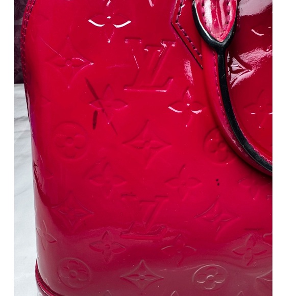 Louis Vuitton Red Patent Leather Alma - Picture 10 of 16